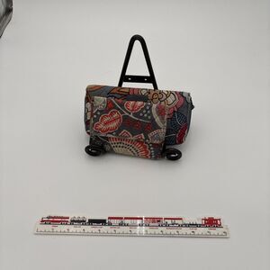 Vera Bradley lot of two gray patterned wallets, grey